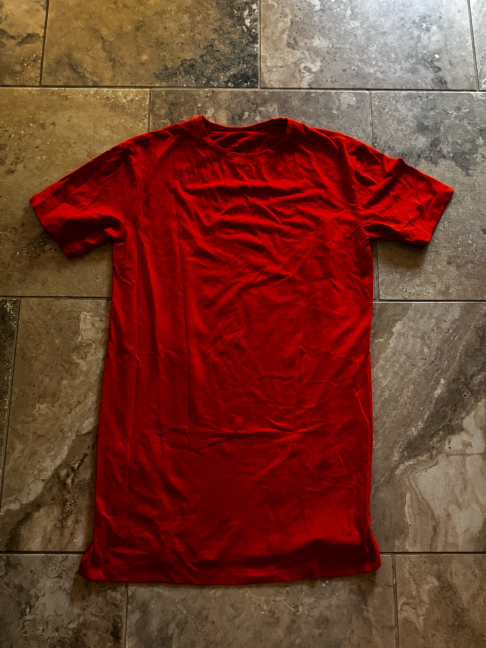 a new day Red Short Sleeve Mini Dress